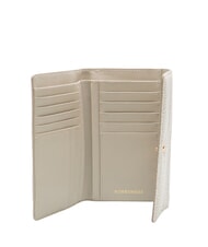 BORBONESE CLASSICA MEDIUM Portofel pentru femei bumbac alb - Portofele femei - 2