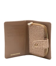 BORBONESE CLASSICA Portofel mediu cu buzunar pentru monede beiger mare - Genți femei - 2