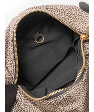 BORBONESE PRIVE Geantă de umăr hobo OP / NATURAL / NEGRU - Genți femei - 4