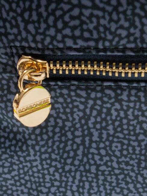 BORBONES Rucsac mediu din țesătură albastru lapislazuli - Genți femei