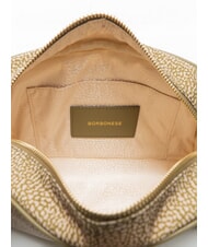 BORBONESE CAMERA CASE SMALL ECO LINE Geantă de umăr mini, din material textil măslin - Genți femei - 5