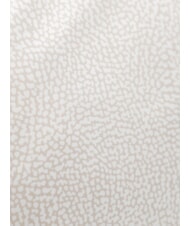 BORBONESE LUNA BAG MEDIUM Geantă LUNA Hobo, Mediu bumbac alb - Genți femei - 3