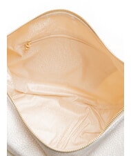 BORBONESE LUNA BAG MEDIUM Geantă LUNA Hobo, Mediu bumbac alb - Genți femei - 5