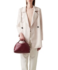 BORBONESE SEXY SMALL Geantă mică cu curea de umăr merlot - Genți femei - 5