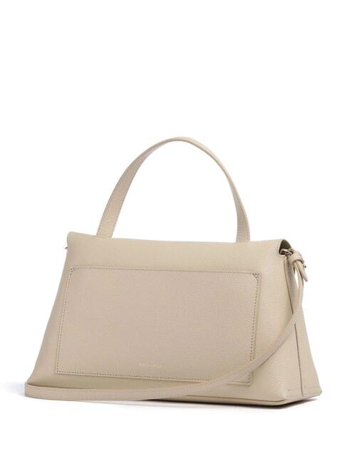 NIKLA Geantă de m&acirc;nă, cu curea de umăr nisip/iarbă de mare - Genți femei