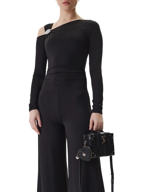 GIRL Geantă mini cu curea de umăr jetbla - Genți femei