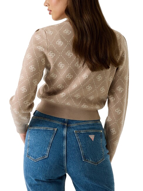 SARAH Cardigan bej - Pulovere pentru femei