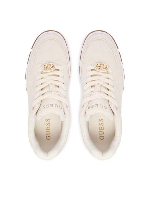 BERRETT2 Adidași groși CREMĂ - Pantofi femei