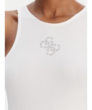 GUESS GUENDALINA Top alb purpuriu - tricou - 3