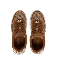 GUESS BERRETT 3 Adidași Bej / maro - Pantofi femei - 4
