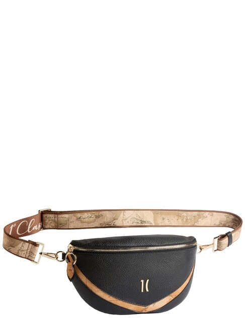 CASTLE Borsetă maxi, din piele granat negru - Genți femei