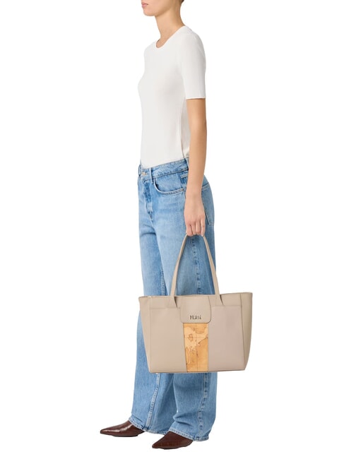 WINDY CITY Sacoșă mare de cumpărături gri - Genți femei