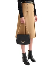 ALVIERO MARTINI PRIMA CLASSE BRAVE MESSENGER Geantă de umăr din piele Nappa negru - Genți femei - 2