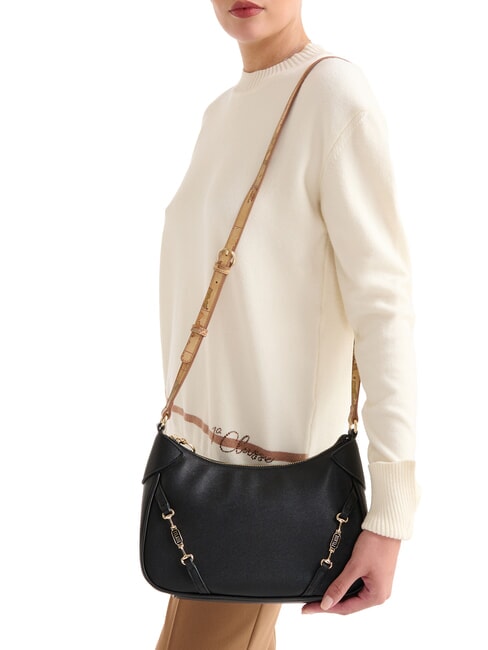 SCOTTISH CAVIAR Geantă de umăr reglabilă negru - Genți femei