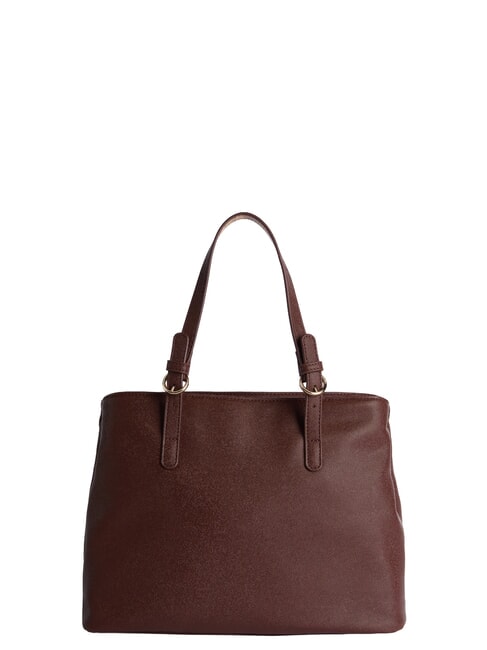 SCOTTISH CAVIAR Geantă de m&acirc;nă, cu curea de umăr reglabilă mahon - Genți femei