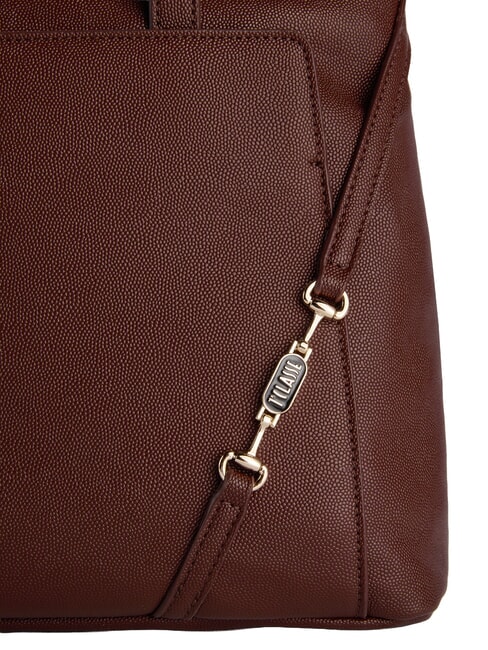 SCOTTISH CAVIAR Geantă de m&acirc;nă, cu curea de umăr reglabilă mahon - Genți femei