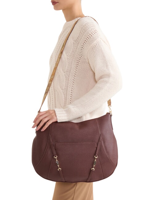 SCOTTISH CAVIAR Geantă de umăr, dublă portabilitate mahon - Genți femei