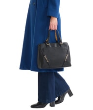 ALVIERO MARTINI PRIMA CLASSE SCOTTISH CAVIAR Geantă de m&acirc;nă, cu curea de umăr reglabilă negru - Genți femei - 2