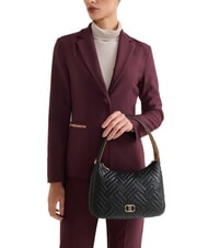 ALVIERO MARTINI PRIMA CLASSE MATELASSE Geantă de umăr cu curea de umăr negru - Genți femei - 2