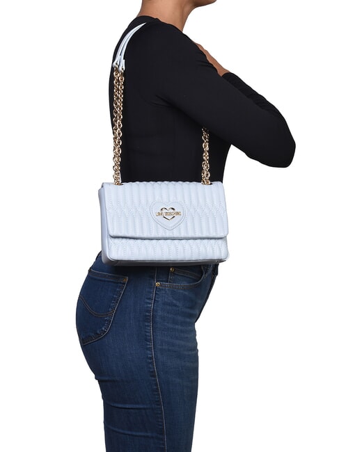 BUBBLY LOVE Geantă mini de umăr / geantă crossbody albastru deschis - Genți femei