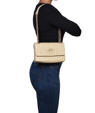 LOVE MOSCHINO BUBBLY LOVE Geantă mini de umăr / geantă crossbody unt - Genți femei - 4