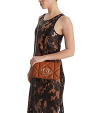 LOVE MOSCHINO EMBOSSED Geantă de umăr mini PIELE - Genți femei - 5