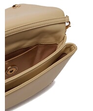 LOVE MOSCHINO EMBOSSED Geantă de umăr mini taupe - Genți femei - 3