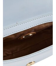 LOVE MOSCHINO BUBBLY LOVE Geantă de umăr mini albastru deschis - Genți femei - 3