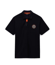 NAPAPIJRI E-CLANIS Tricou polo din bumbac frumusețe neagră - maiou Polo - 3