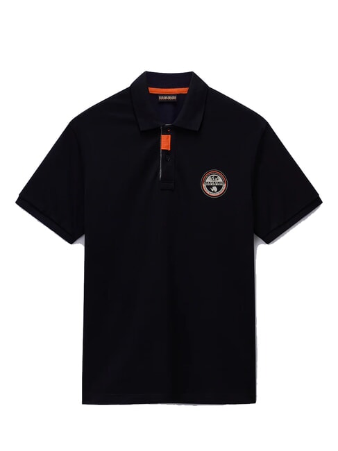 E-CLANIS Tricou polo din bumbac frumusețe neagră - maiou Polo