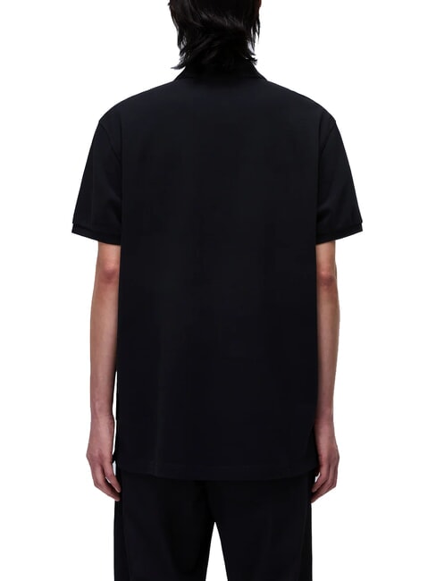 E-CLANIS Tricou polo din bumbac frumusețe neagră - maiou Polo