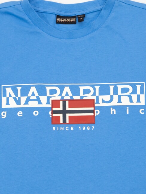 S-AYLMER Tricou din bumbac ultramarin - tricou