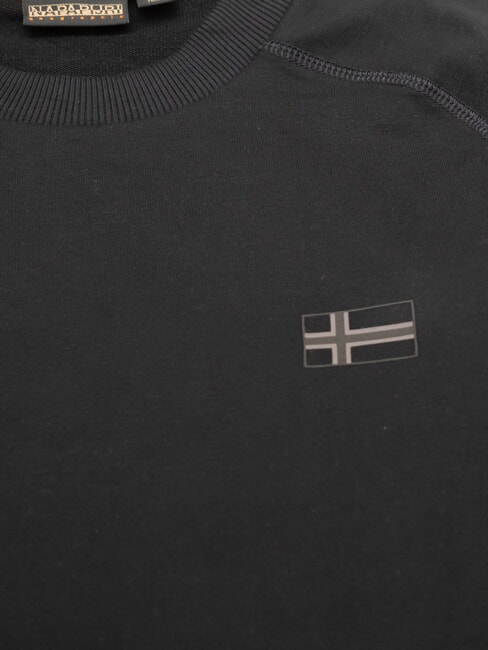 B-SORANO Hanorac de bumbac frumusețe neagră - hanorace