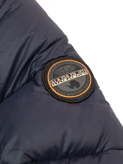 ALMA Jachetă de puf cu glugă blu marine - Jachete de puf pentru femei