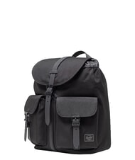 HERSCHEL DAWSON Rucsac mic, design cu mai multe buzunare ton negru - Rucsacuri pentru școală și timp liber - 4