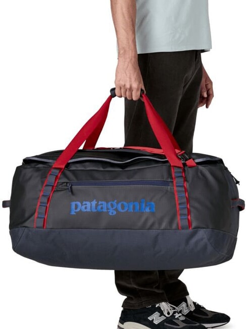 BLACK HOLE Geantă de voiaj / Rucsac albastru mocnit cu amanită roșie - Genți de voiaj