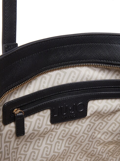 HALONA Geantă mare cu farmec BLACK - Genți femei