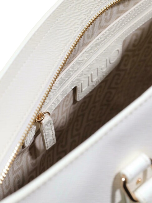 HALONA Geantă mare cu farmec cremă - Genți femei