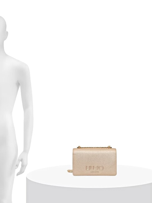 HALONA Geantă de umăr Lumina / Aur - Genți femei