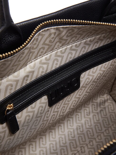 RIDHI Geantă medie cu farmec BLACK - Genți femei