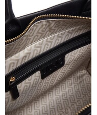 LIUJO RIDHI Geantă medie cu farmec BLACK - Genți femei - 6