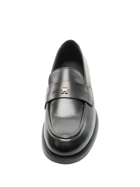 PARTY Mocasini din piele negru - Pantofi femei