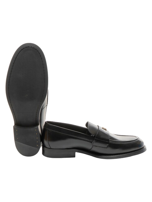 PARTY Mocasini din piele negru - Pantofi femei