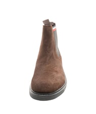 TOMMY HILFIGER HILFIGER OUTDOOR Ghete din piele &icirc;ntoarsă maro - Pantofi bărbați - 4