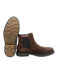 TOMMY HILFIGER HILFIGER OUTDOOR Ghete din piele &icirc;ntoarsă maro - Pantofi bărbați - 5