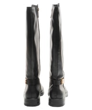 TOMMY HILFIGER TH Ghete din piele Allti negru - Pantofi femei - 4