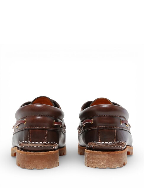 AUTHENTIC BOAT Pantofi din piele maro - Pantofi femei