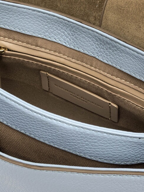 HELENA ROUND Geantă de umăr din piele oază - Genți femei