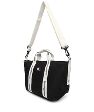 TOMMY HILFIGER TJ ESS DAILY Geantă de m&acirc;nă, cu curea de umăr negru - Genți femei - 3