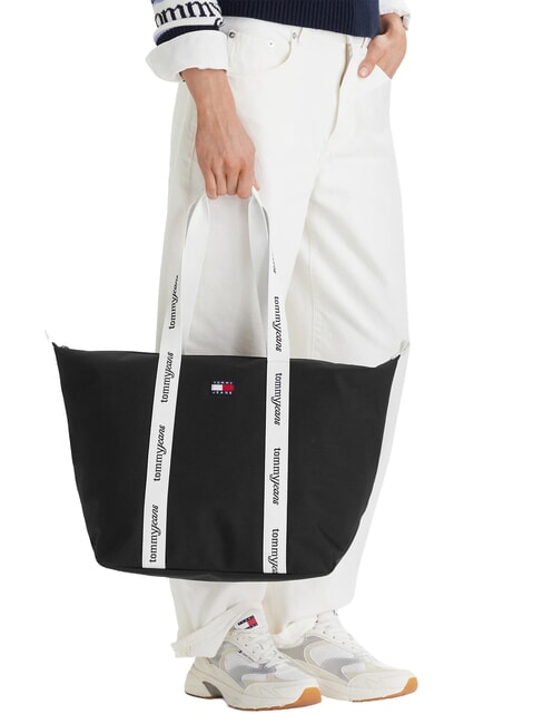 TJ ESS DAILY Sacoșă de cumpărături negru - Genți femei